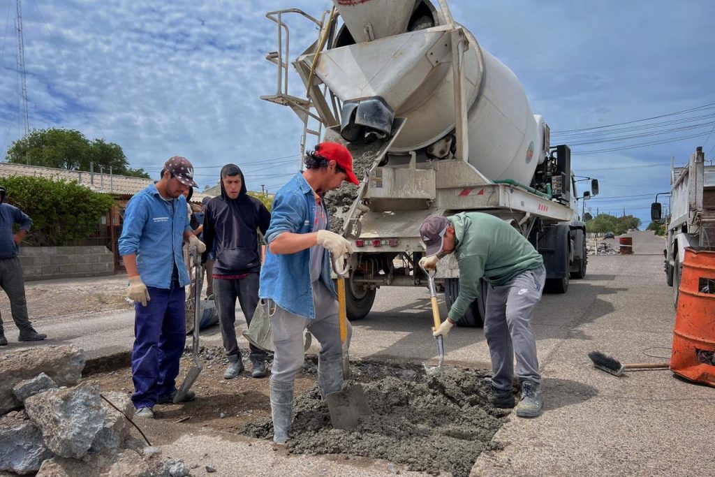 Finalizaron los trabajos de hormigonado en la calle Roberto Jones del barrio San Pablo
