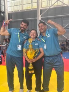 Orgullo chubutense: el equipo de judo femenino se consagró campeón en los Juegos de la Araucanía