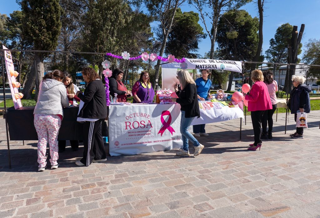 Una jornada en la Plaza Guillermo Rawson abordó la prevención del cáncer de mama 1 Una jornada en la Plaza Guillermo Rawson abordó la prevención del cáncer de mama